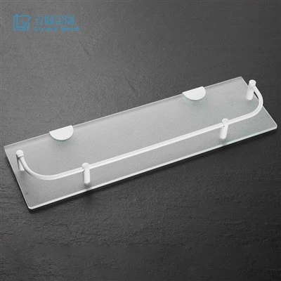 Raft de duș din sticlă mată