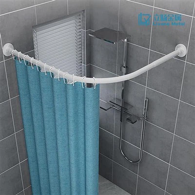 Perdea de duș cu tijă dublă